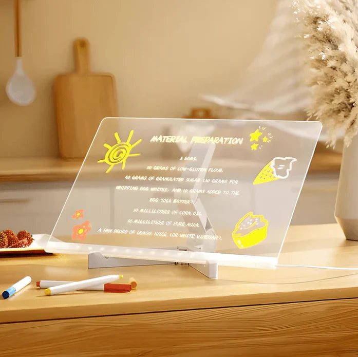 ✨LAST WEEK SPECIAL PRICE: £9.99!!⏳🎨Luminous Led Drawing Board For Children