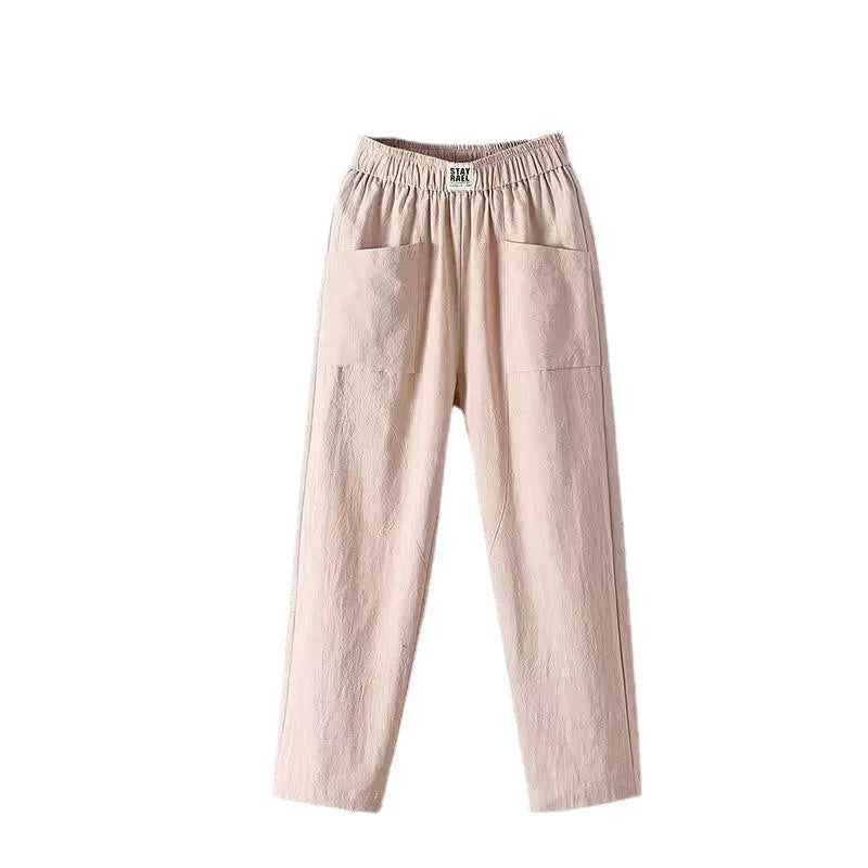 Women's Solid Color Loose Pants-Buy 2 Free Shipping