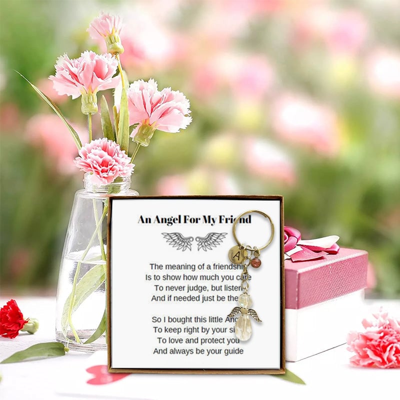 💕LAST DAY 50% OFF 💕Friendship gift • Guardian Angel Keychain🎁Buy 3 save 15%&Free Shipping