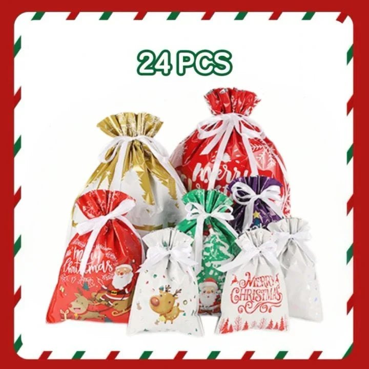 🏆50K+ SOLD! 🔥Christmas Sale 49% OFF🎅Drawstring Christmas Gift Bags (Biodegradable)🎁