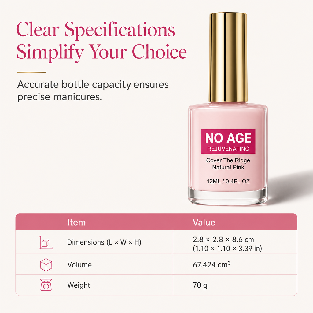 Natural Pink Nail Ridge Filler