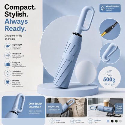 ⏳LAST DAY SALE ONLY ￡12.99!!🔥The UK’s Go-To Foldable Umbrella: Auto Open, Stormproof & UV-Blocking ☔☀️Compact, Durable & Perfect for British Weather – No More Soaked Commutes!🛡️🇬🇧
