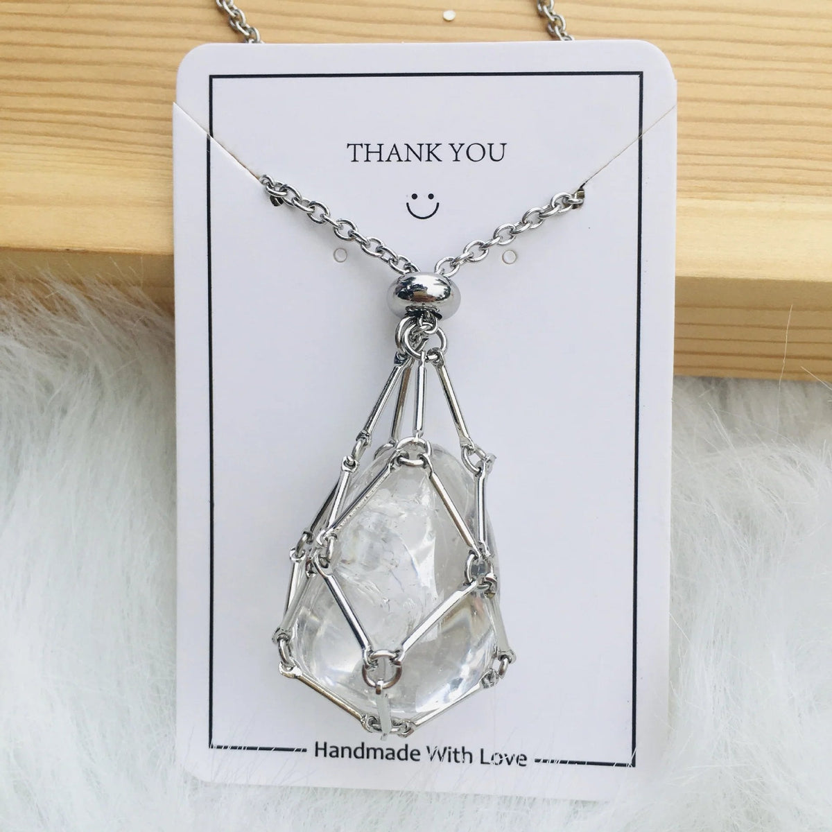 🔥Hot Sale 49% OFF - 2023 Crystal Stone Holder Necklace🎁