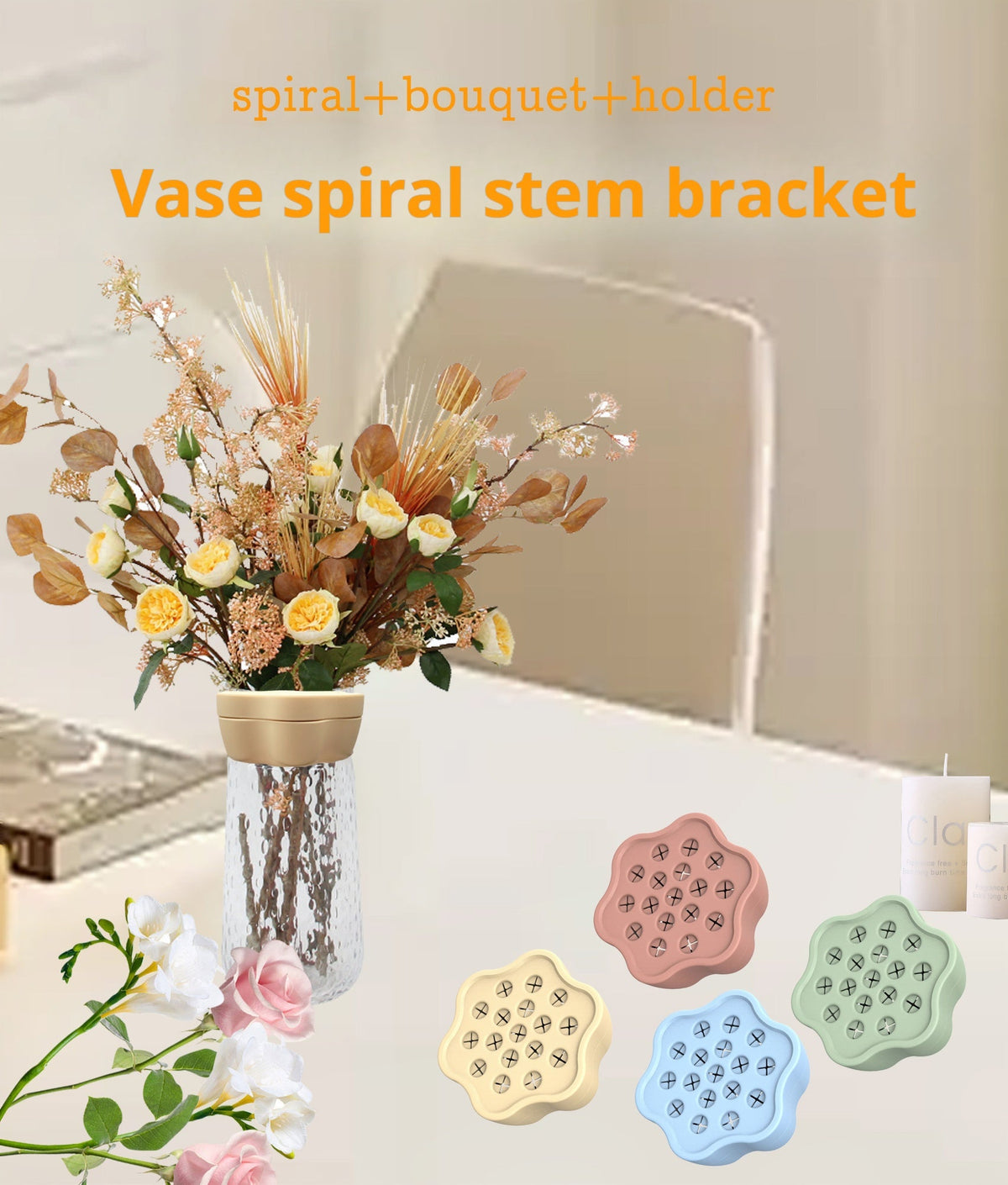 🌷Spring Sale 50% OFF🔥Upgraded🔥More stable&durable - Floral Arranging Tool🎁Buy 1 Get 1 Free