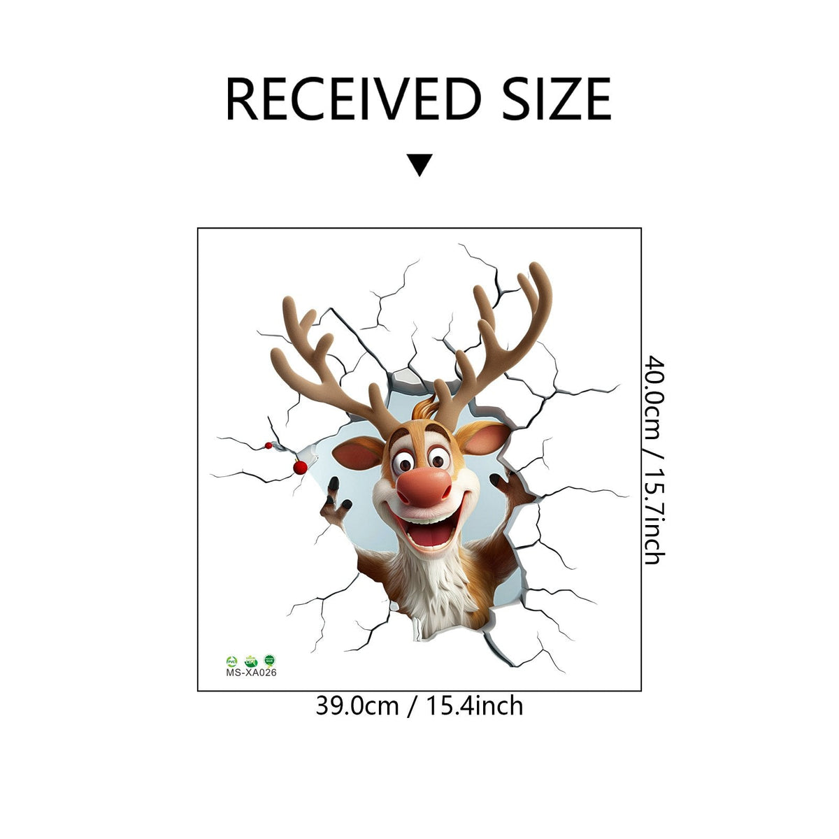 ⏳Surprise price: ￡5.99!!🔥🎅Christmas Creative Wall Sticker