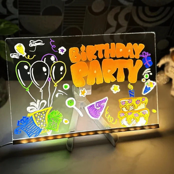 ✨LAST WEEK SPECIAL PRICE: ￡9.99!!⏳🎨Luminous Led Drawing Board For Children