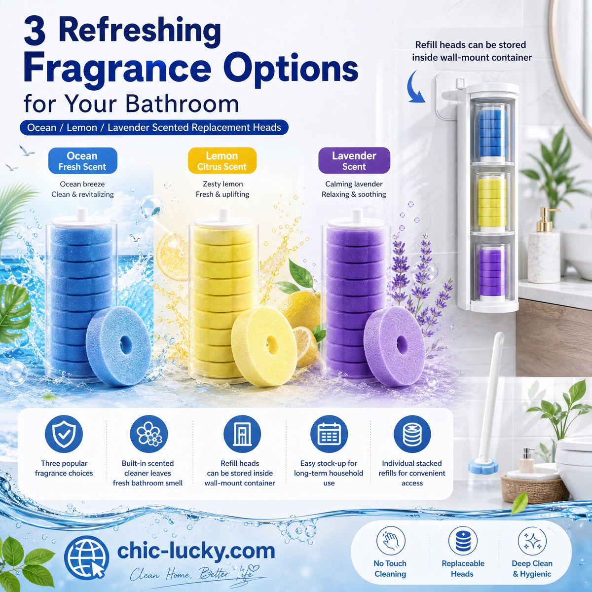 🔥LAST DAY SALE £6.99!!⚡50K+ SOLD!🚽💦Hands-Free Cleaning Gadget🧽Disposable toilet cleaning tool