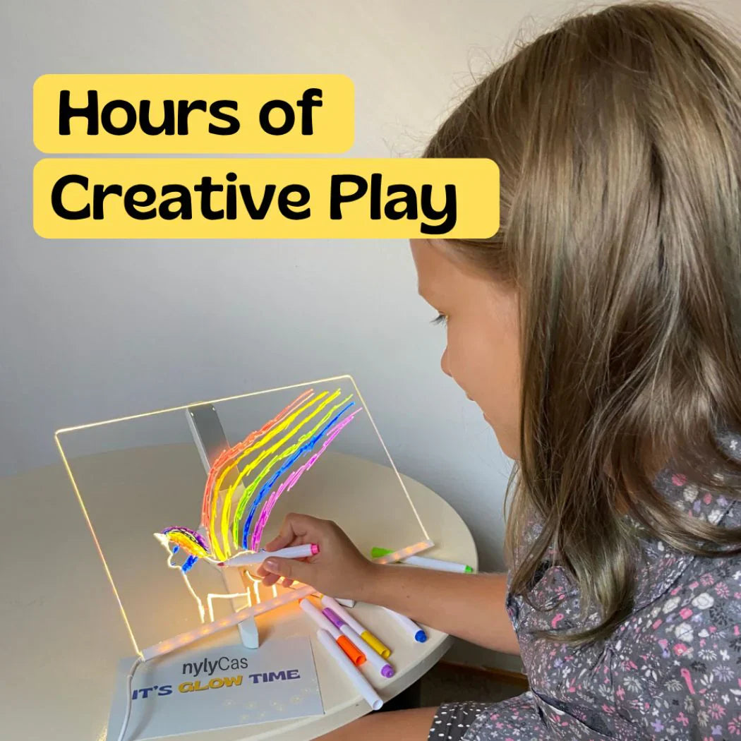 ✨LAST WEEK SPECIAL PRICE: ￡9.99!!⏳🎨Luminous Led Drawing Board For Children