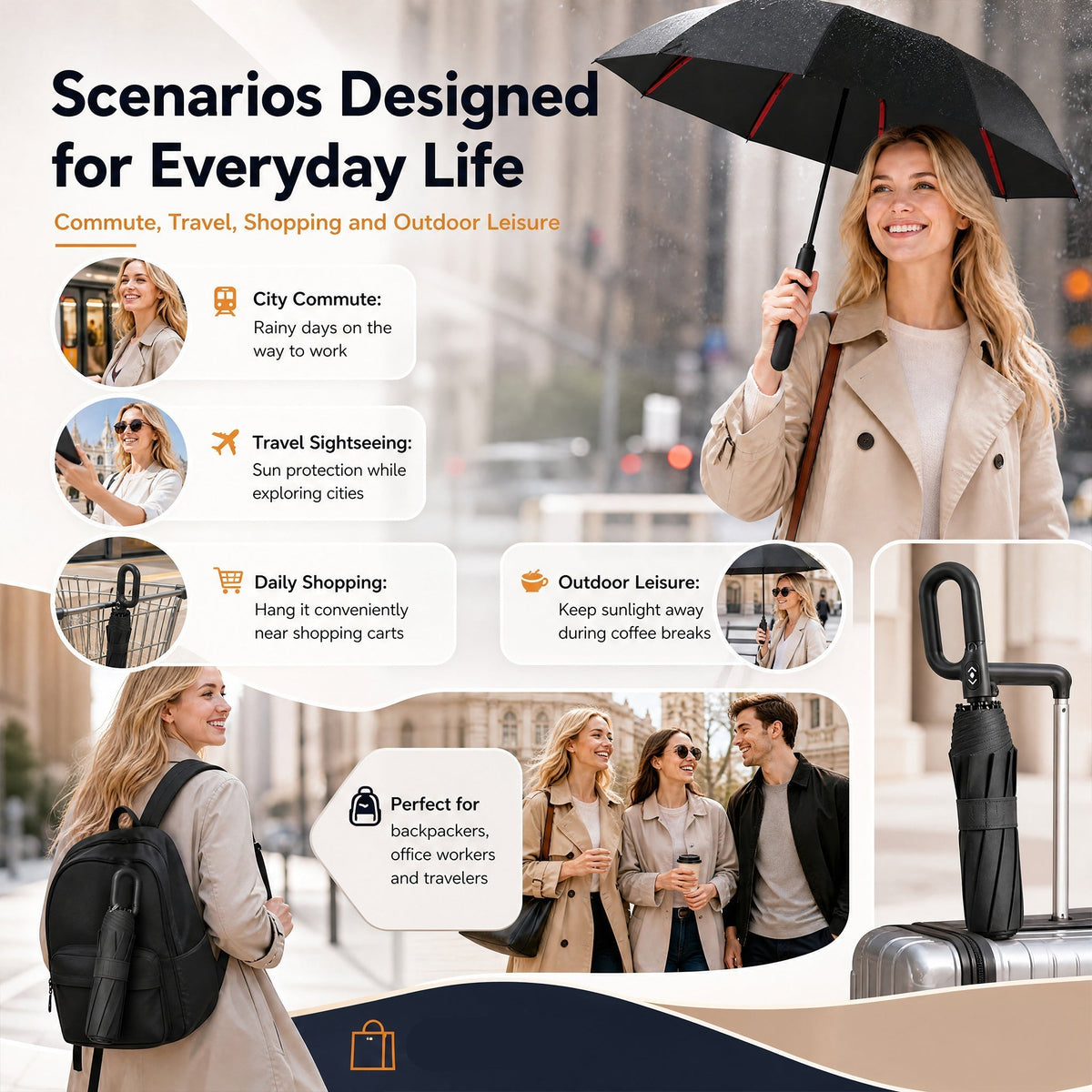 ⏳LAST DAY SALE ONLY ￡12.99!!🔥The UK’s Go-To Foldable Umbrella: Auto Open, Stormproof & UV-Blocking ☔☀️Compact, Durable & Perfect for British Weather – No More Soaked Commutes!🛡️🇬🇧