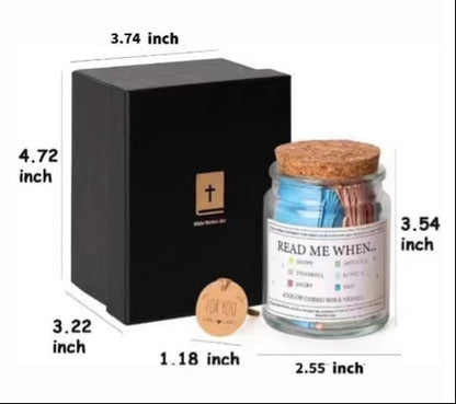 ✨Last Day 49% OFF⏰ -✝️Inspirational Bible Verses Jar 🎁 A Reminder of God's Words💖