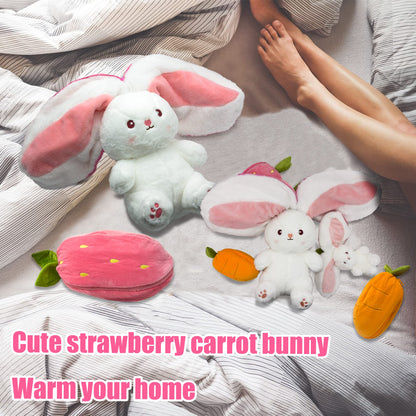 🐇Easter Promotion 49% OFF🍓Strawberry Bunny Transformed into Little Rabbit🎀Fruit Doll Plush Toy🐰