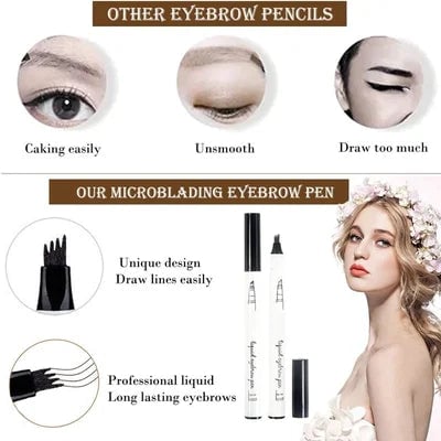 🔥BUY 1 GET 1 FREE🎉 2 PCS🎁New Waterproof Brow Pencil with Micro-Fork Tip
