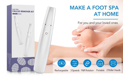 🏆Last Day Sale - Only ￡9.99!🔥Flash Sale⚡50K+ SOLD!💥💕Electric Feet Callus Remover🎁1 * Replacement Head Included