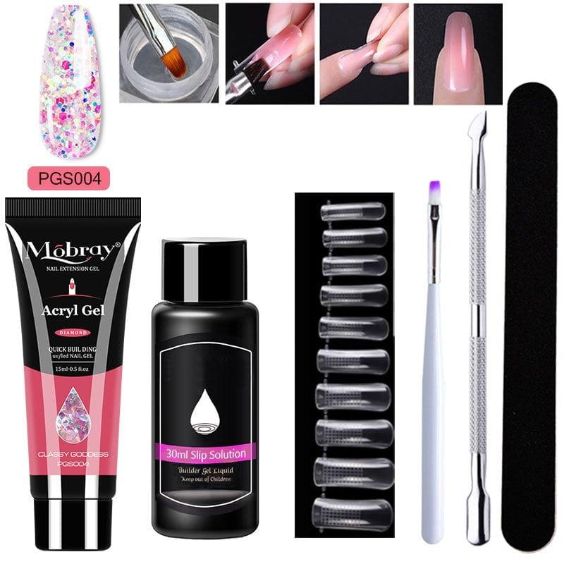 🔥Hot Sale 49% OFF🔥Luxury Crystal Nail Extension Gel Set🎁Buy 3 Pay 2(code:UV)