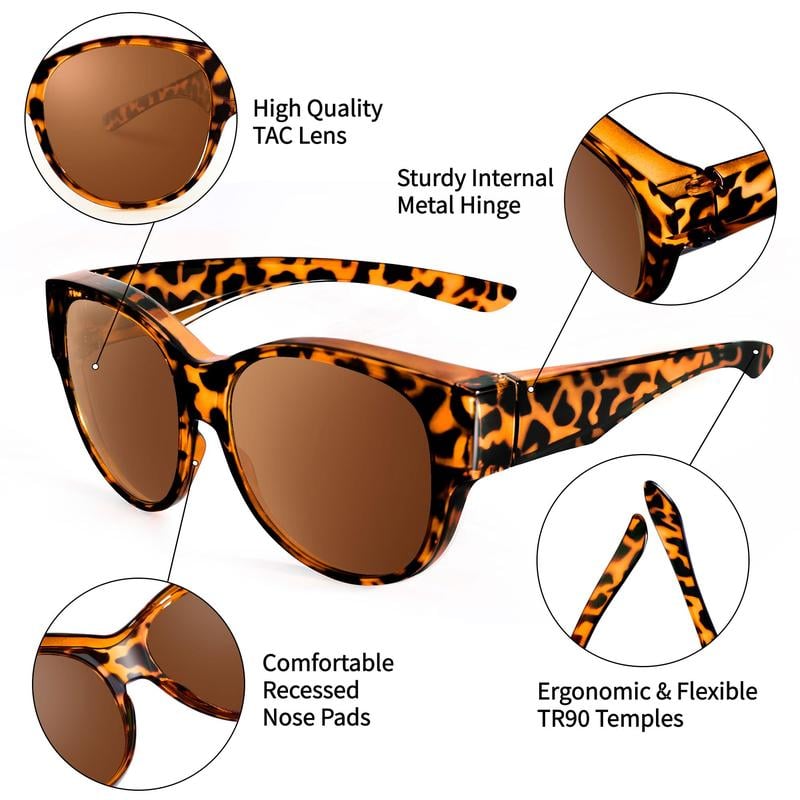 💕Mother's Day Sale - Buy 1 Get 1 Free!!🏆Flash Sale⚡45K+ SOLD! 😎UV400 Protection Fit Over Glasses Sunglasse