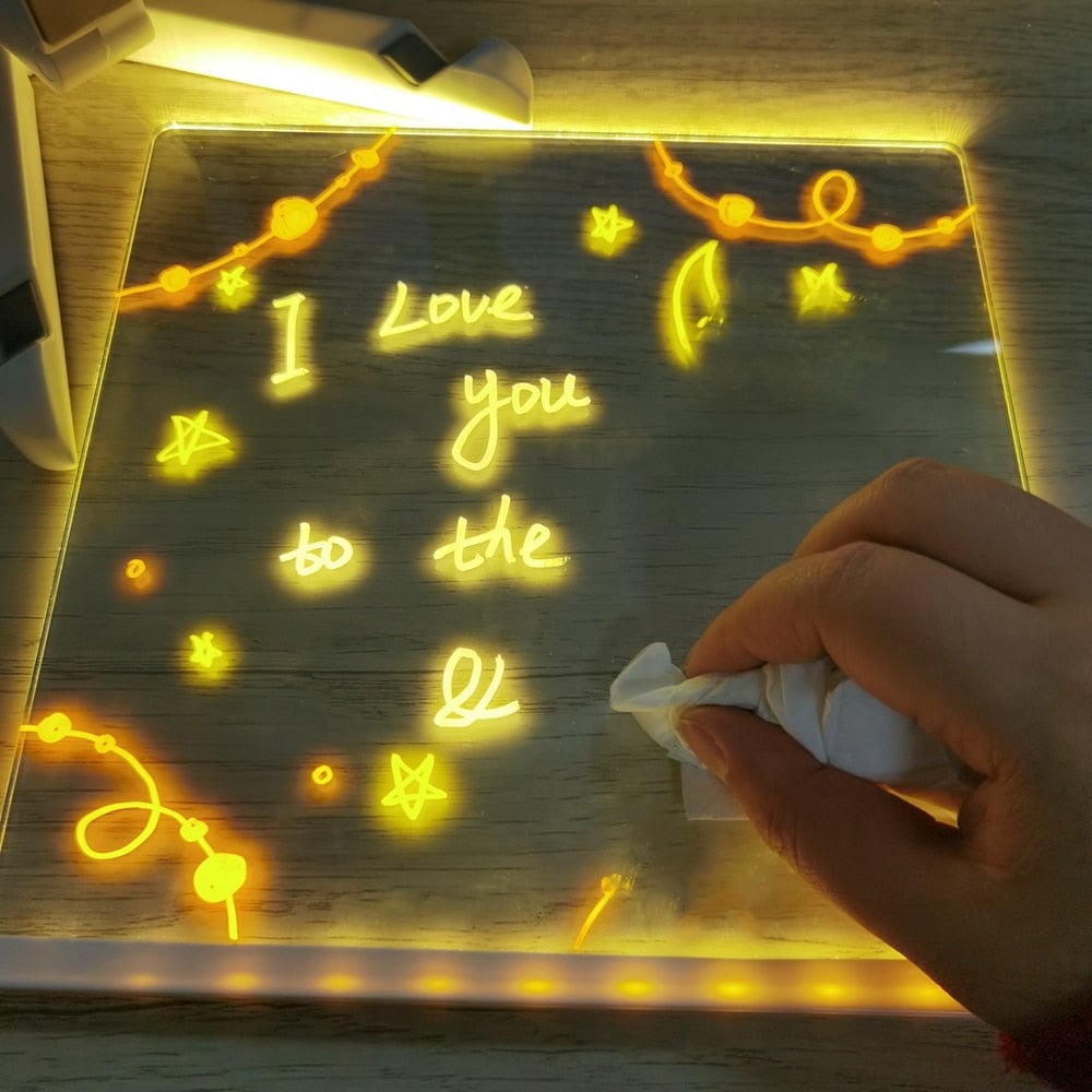🎅Christmas Sale 49% OFF🎨LED Note Board🎁Buy 1 Get 7 Colour Pens For Free🎁