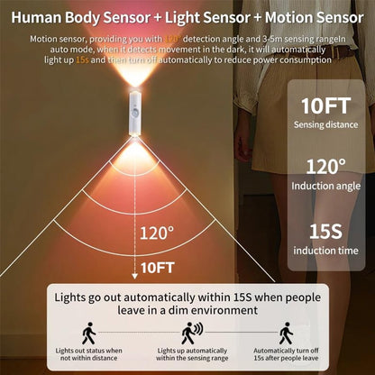 ✨ Magnetic Smart Motion Sensor with RGB Lighting – Customizable Ambience 🌈💡