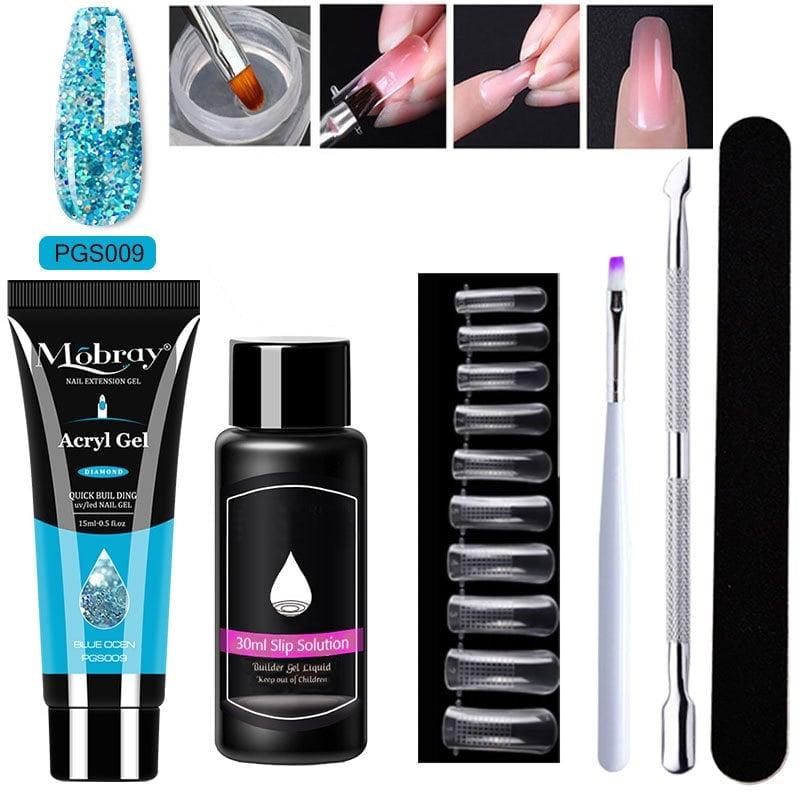 🔥Hot Sale 49% OFF🔥Luxury Crystal Nail Extension Gel Set🎁Buy 3 Pay 2(code:UV)