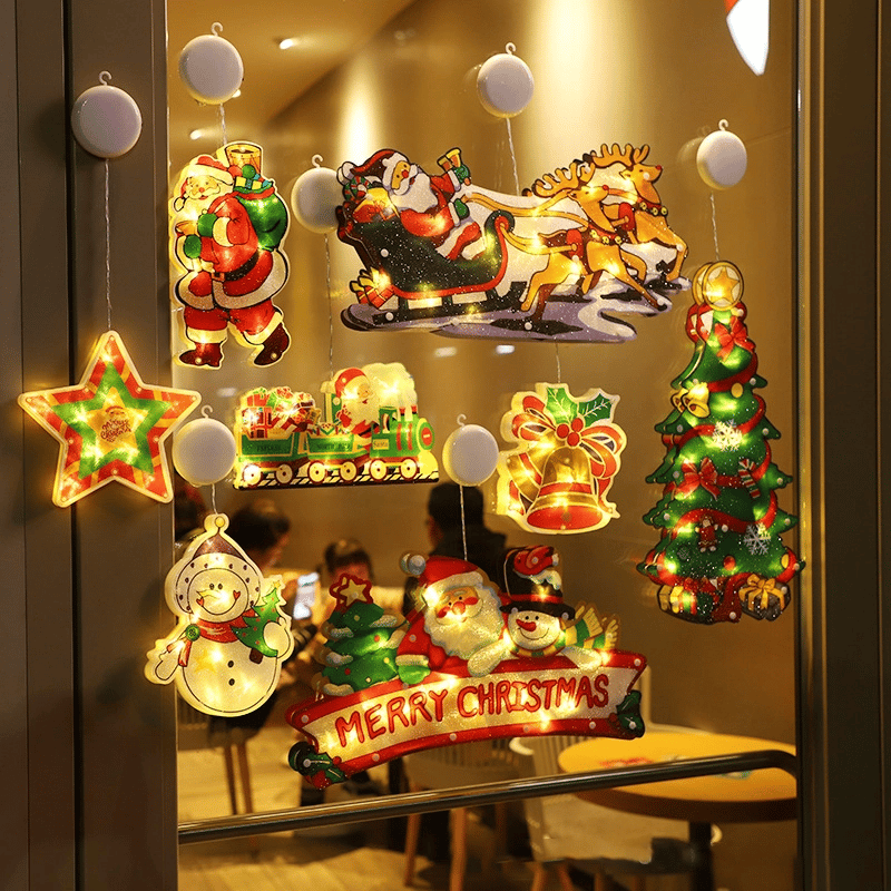 🎅Christmas Sale 49% OFF🎄Christmas Window Hanging Lights🎁Buy 3 or more get Free Shipping