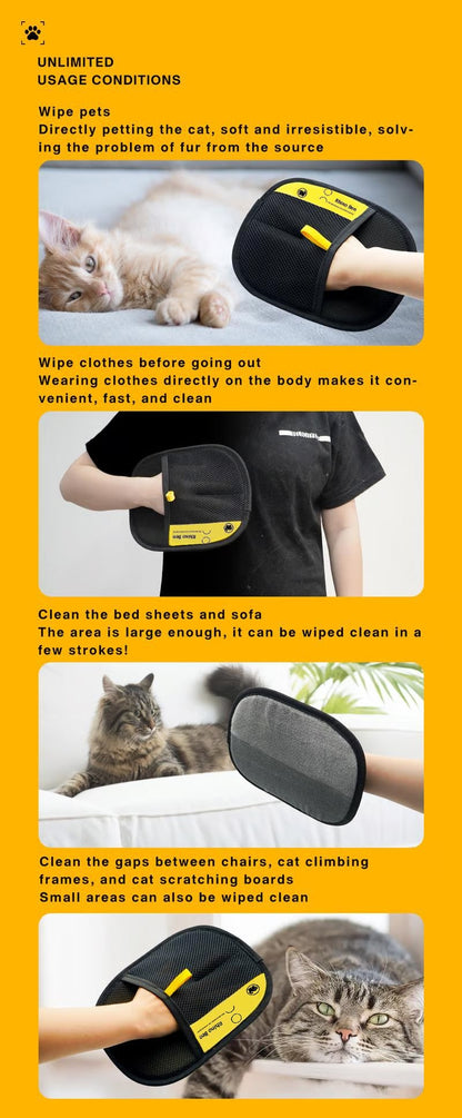 ✨Last Day Promotion 49% OFF🐱Pet Hair Remover Electrostatic Gloves🧤