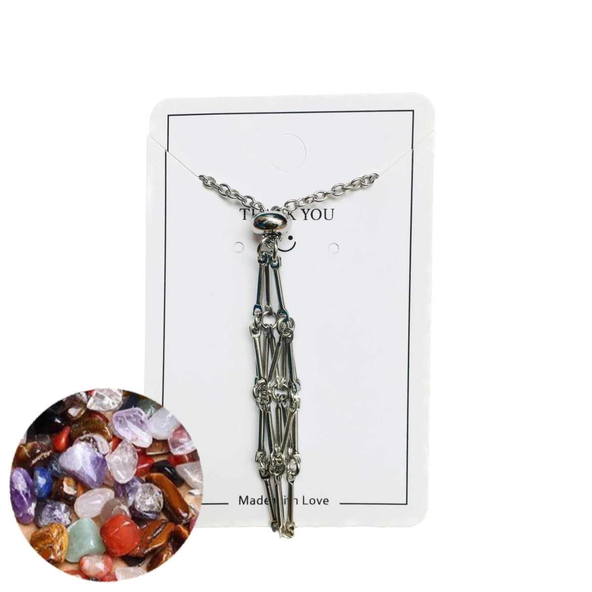 🔥Hot Sale 49% OFF - 2023 Crystal Stone Holder Necklace🎁