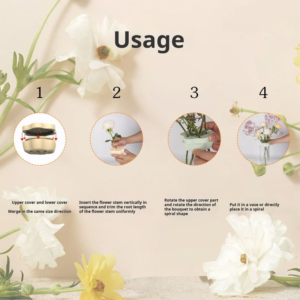 🌷Spring Sale 50% OFF🔥Upgraded🔥More stable&durable - Floral Arranging Tool🎁Buy 1 Get 1 Free