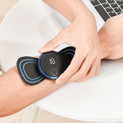 🔥Christmas Sale - BUY 1 GET 1 FREE🎁Portable Massager with 8 Modes and LCD Screen - Mini Muscle Stimulator for Pain Relief
