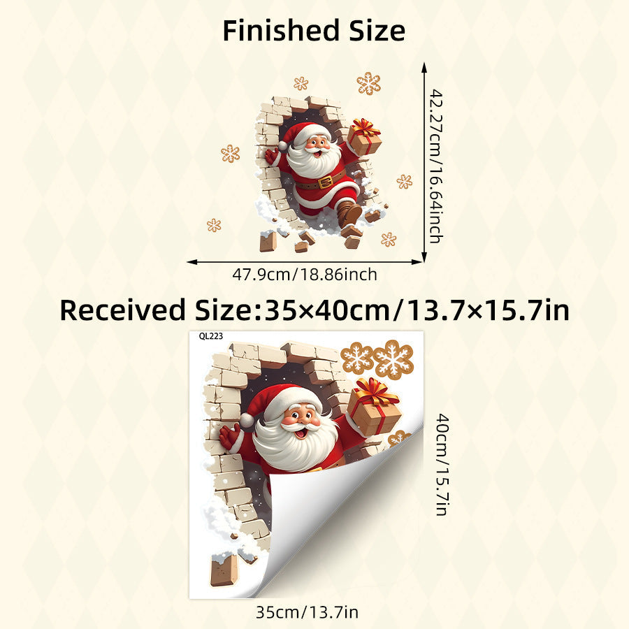 ⏳Surprise price: ￡5.99!!🔥🎅Christmas Creative Wall Sticker