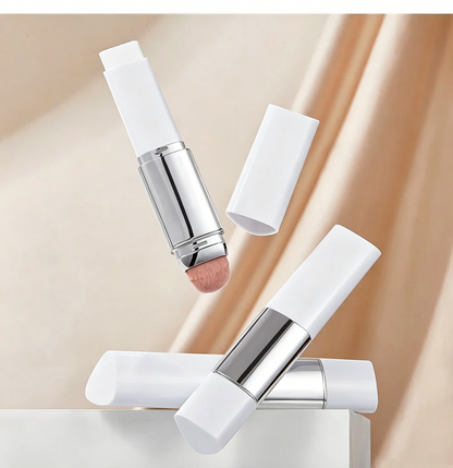 🎁Last Day - BUY 1 GET 1 FREE🎁Cover Cream Stick V w/ Detachable Brush - Korean Skin Care Color-Changing Foundation Stick with Collagen Capsules (0.45 oz)