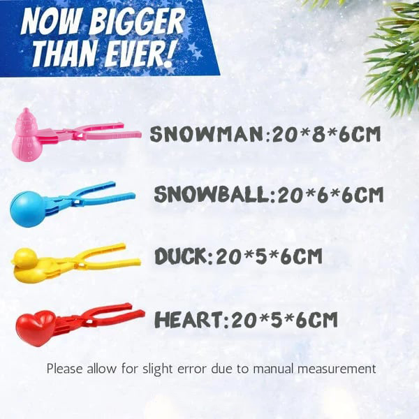 🎁60% OFF - 4 Pcs (Snowman+Heart+ Snowball+Duck)