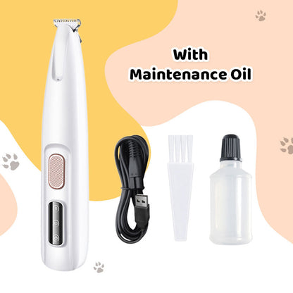 🎉Hot Sale💥Waterproof Rechargeable Pet Shaver with LED Light