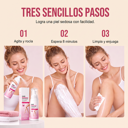 🏆 Last Day Special Price £10.99 ! 🔥Buy 2 Get 1 Free🎁Silky-Smooth Hair Removal Cream and mousses