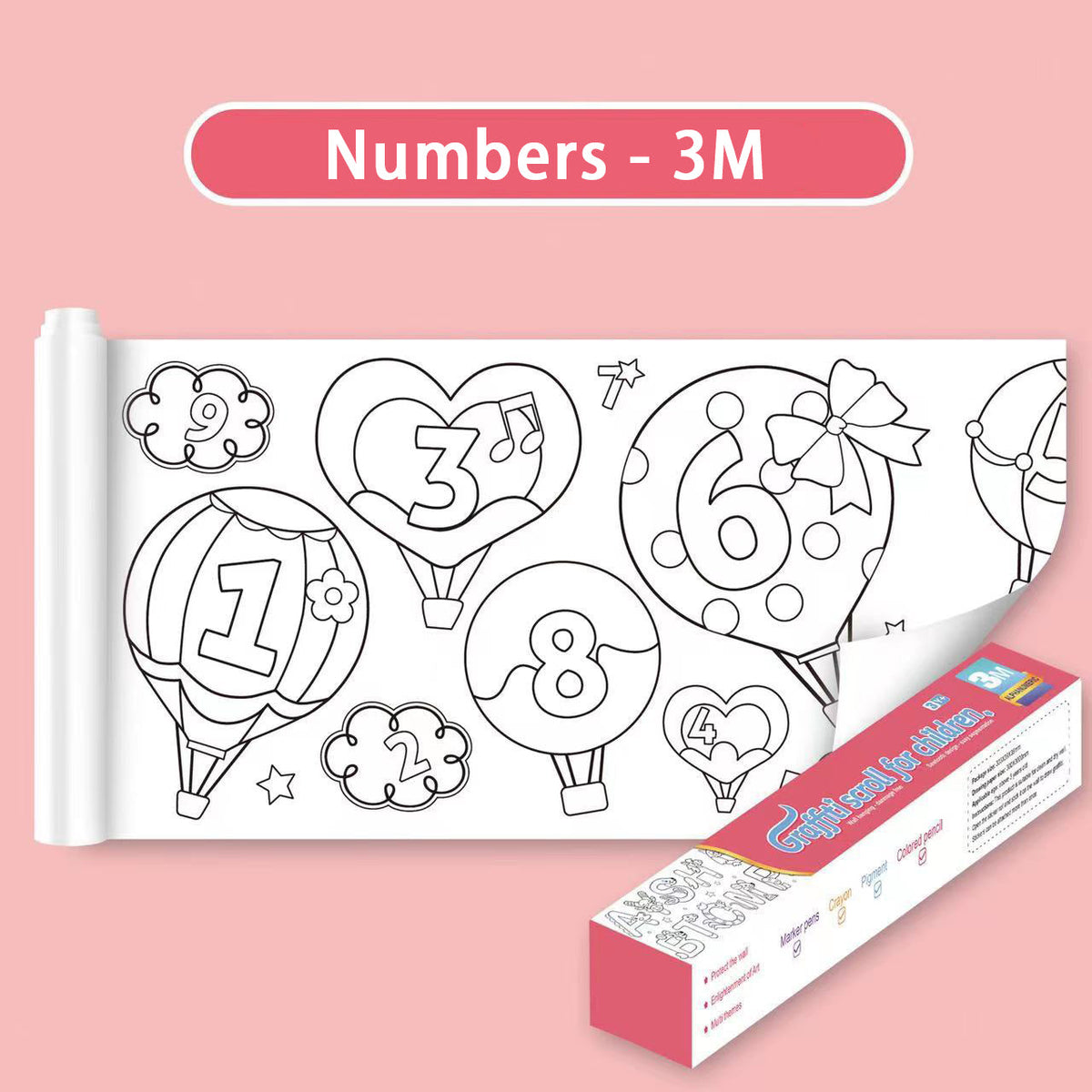 🎅Christmas Sale 49% OFF🎄Children's Drawing Roll🎁Buy 3 Pay 2