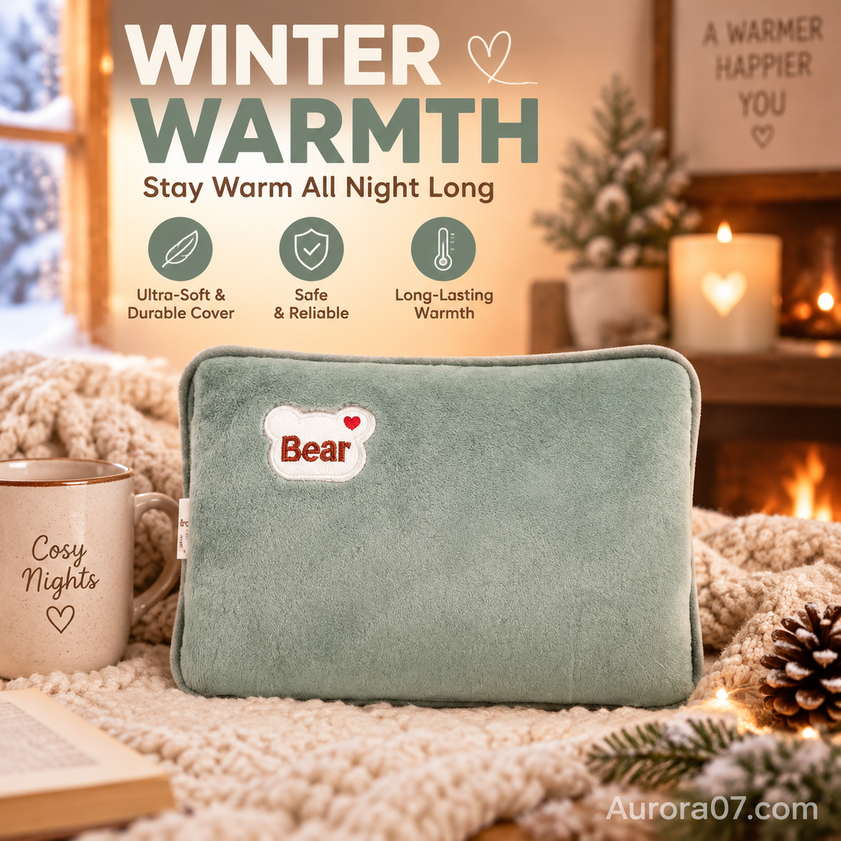 🔥Rechargeable hot water bottles, heat packs, explosion-proof heat pads