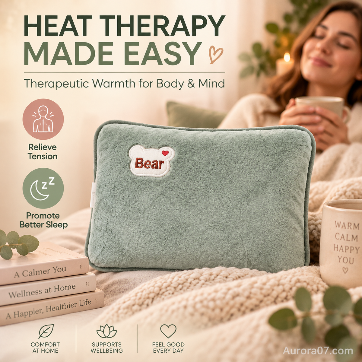 🔥Rechargeable hot water bottles, heat packs, explosion-proof heat pads