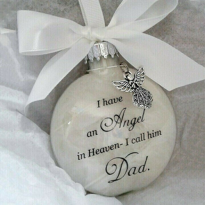 🎅Christmas Sale 55% OFF - Christmas Ornaments Feather Ball👼Angel In Heaven Memorial Ornament