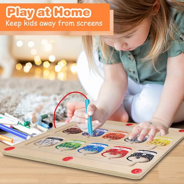 🔥Hot Sale 49% OFF - 2023 Newest Magnetic Colour and Number Maze🎁