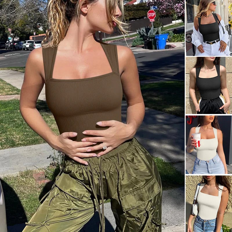 ✨Last Day 50% OFF✨Sleeveless Tummy Control Tank Tops Bodysuits🔥Buy 2 Get Free Shipping