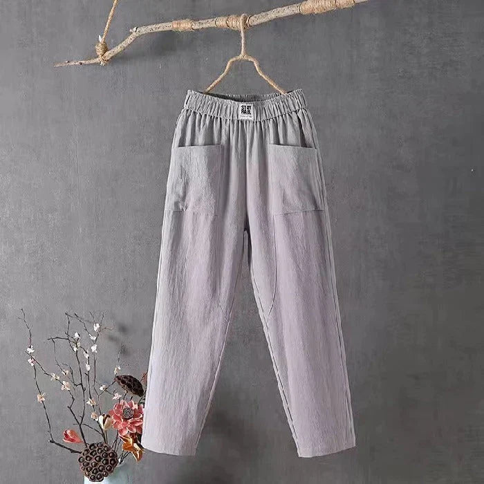 Women's Solid Color Loose Pants-Buy 2 Free Shipping
