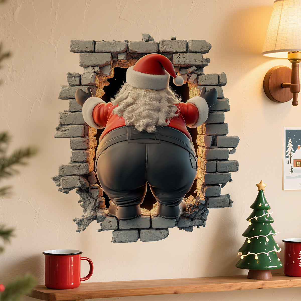 ⏳Surprise price: ￡5.99!!🔥🎅Christmas Creative Wall Sticker