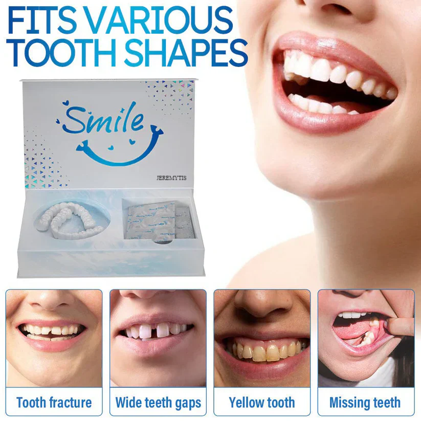Two sets🔥 includes upper and lower dentures（Send cleaning tablets）