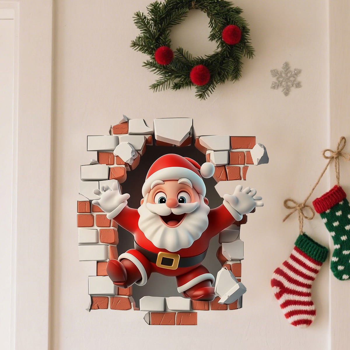 ⏳Surprise price: ￡5.99!!🔥🎅Christmas Creative Wall Sticker