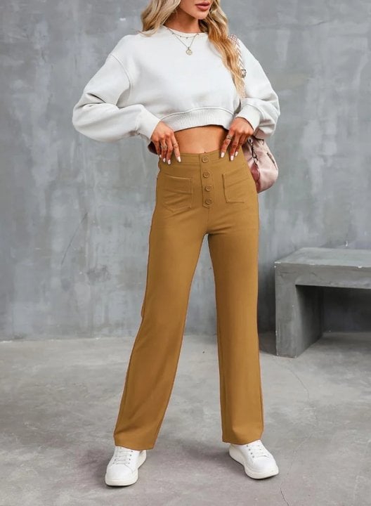 💖LAST DAY SALE 50% OFF🥰Women's Casual High Waist Stretch Pants