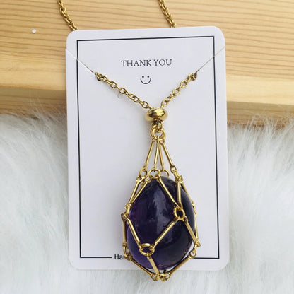 🔥Hot Sale 49% OFF - 2023 Crystal Stone Holder Necklace🎁