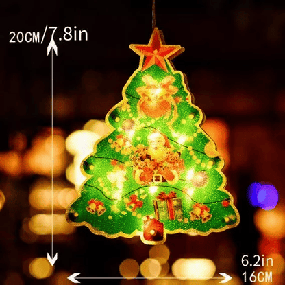 🎅Christmas Sale 49% OFF🎄Christmas Window Hanging Lights🎁Buy 3 or more get Free Shipping
