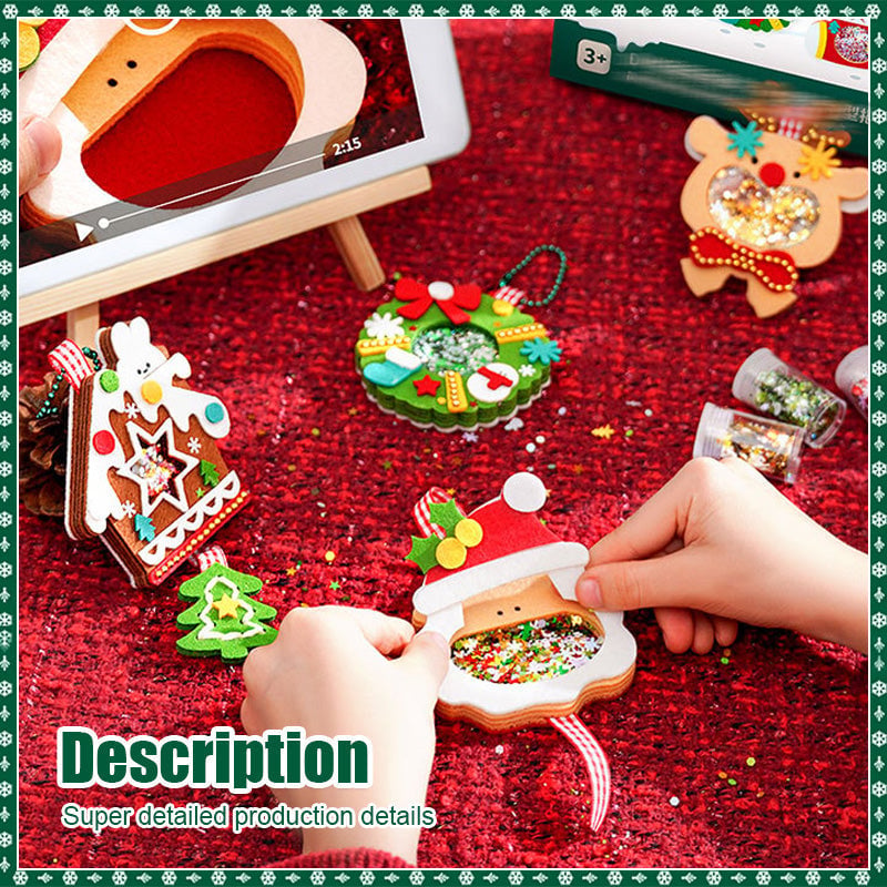 🎅Christmas Sale 49% OFF🎄Christmas Themed Felt Decoration DIY Material Package