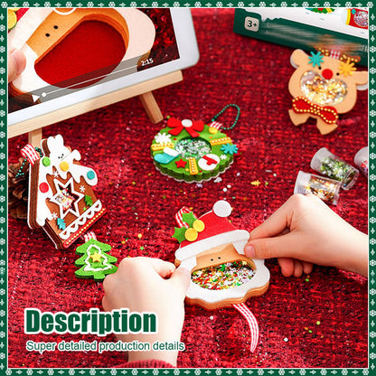 🎅Christmas Sale 49% OFF🎄Christmas Themed Felt Decoration DIY Material Package
