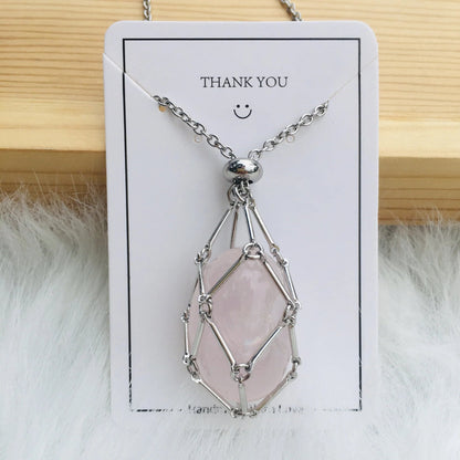 🔥Hot Sale 49% OFF - 2023 Crystal Stone Holder Necklace🎁