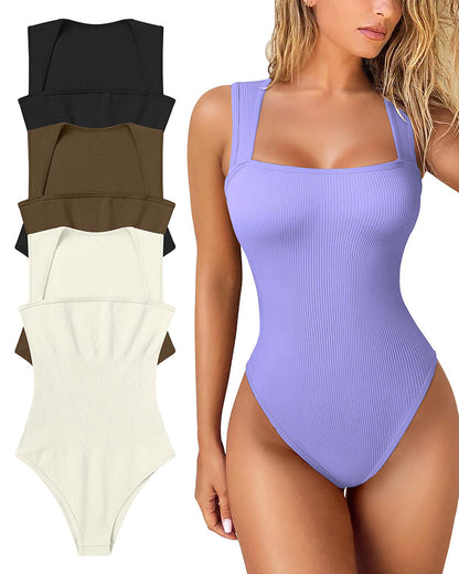 ✨Last Day 50% OFF✨Sleeveless Tummy Control Tank Tops Bodysuits🔥Buy 2 Get Free Shipping