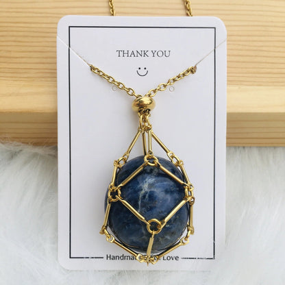 🔥Hot Sale 49% OFF - 2023 Crystal Stone Holder Necklace🎁